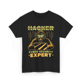 Hacker Cyber Security Expert T-Shirt - Black