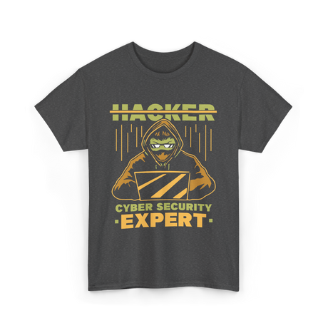 Hacker Cyber Security Expert T-Shirt - Dark Heather