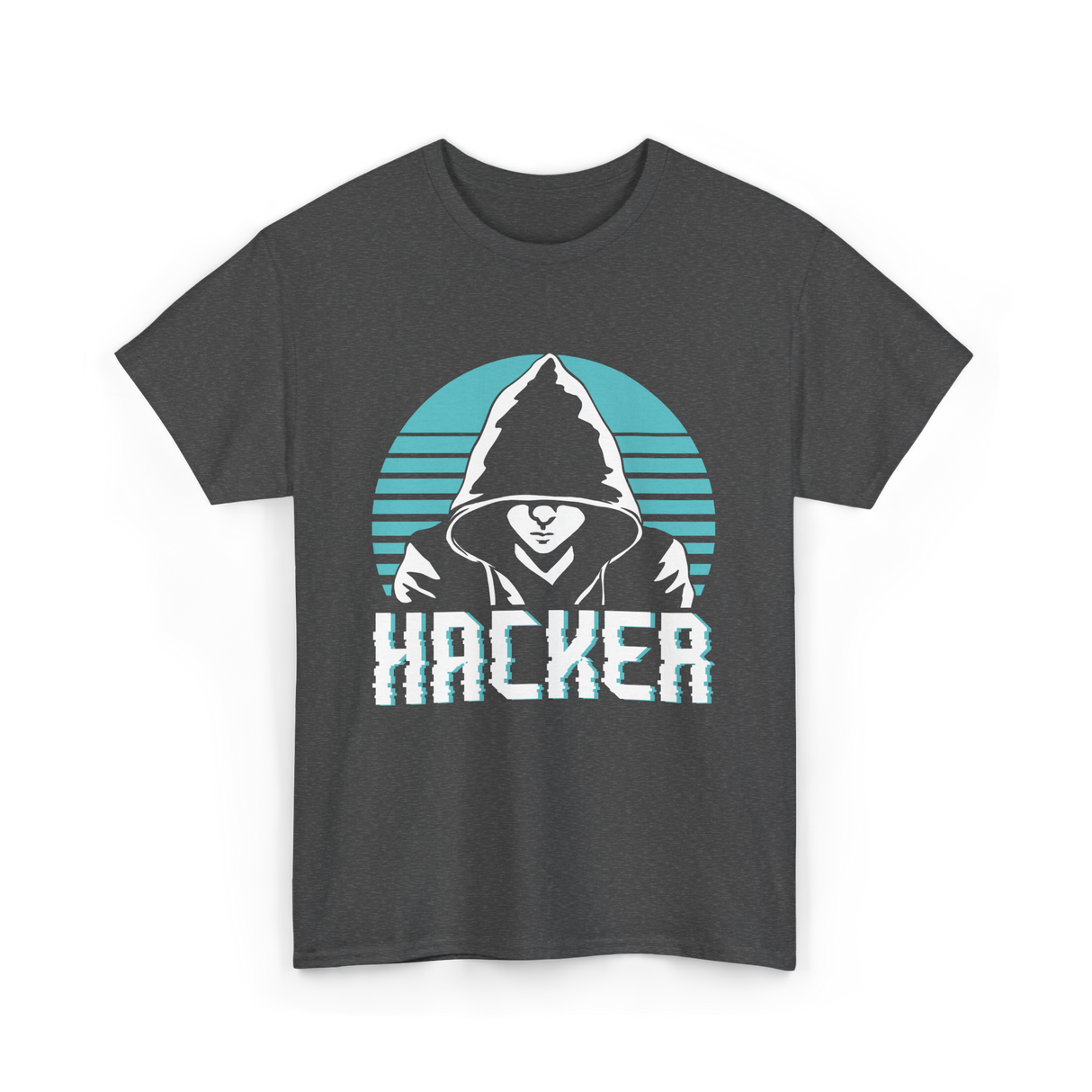 Hacker Hacker Coding Program T-Shirt - Dark Heather