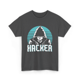 Hacker Hacker Coding Program T-Shirt - Dark Heather