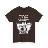 Half Mile Hiking Adventure T-Shirt - Dark Chocolate