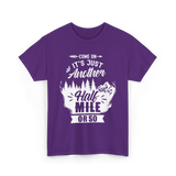 Half Mile Hiking Adventure T-Shirt - Purple