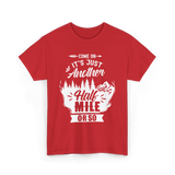 Half Mile Hiking Adventure T-Shirt - Red