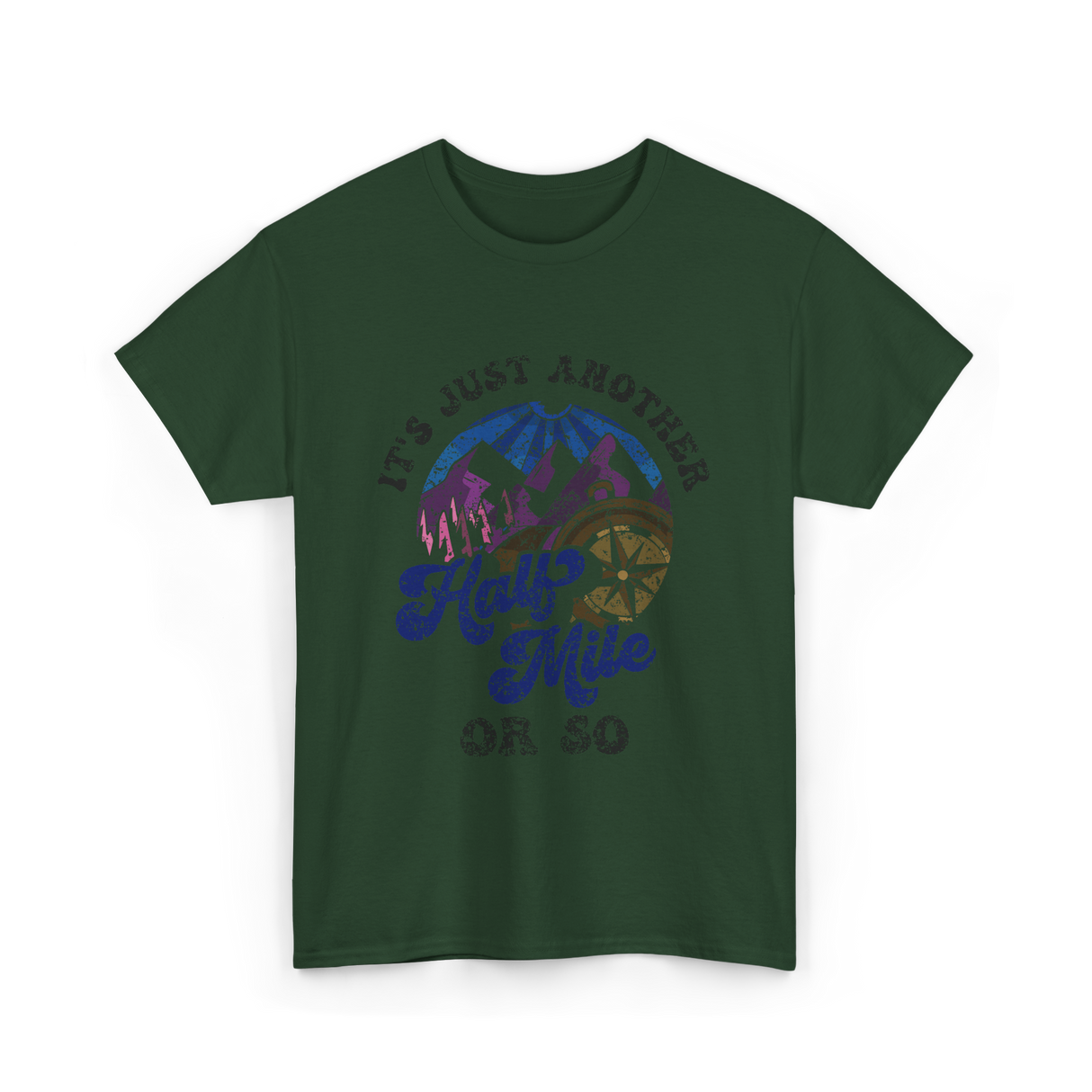 Half Mile Hiking T-Shirt - Forest Green