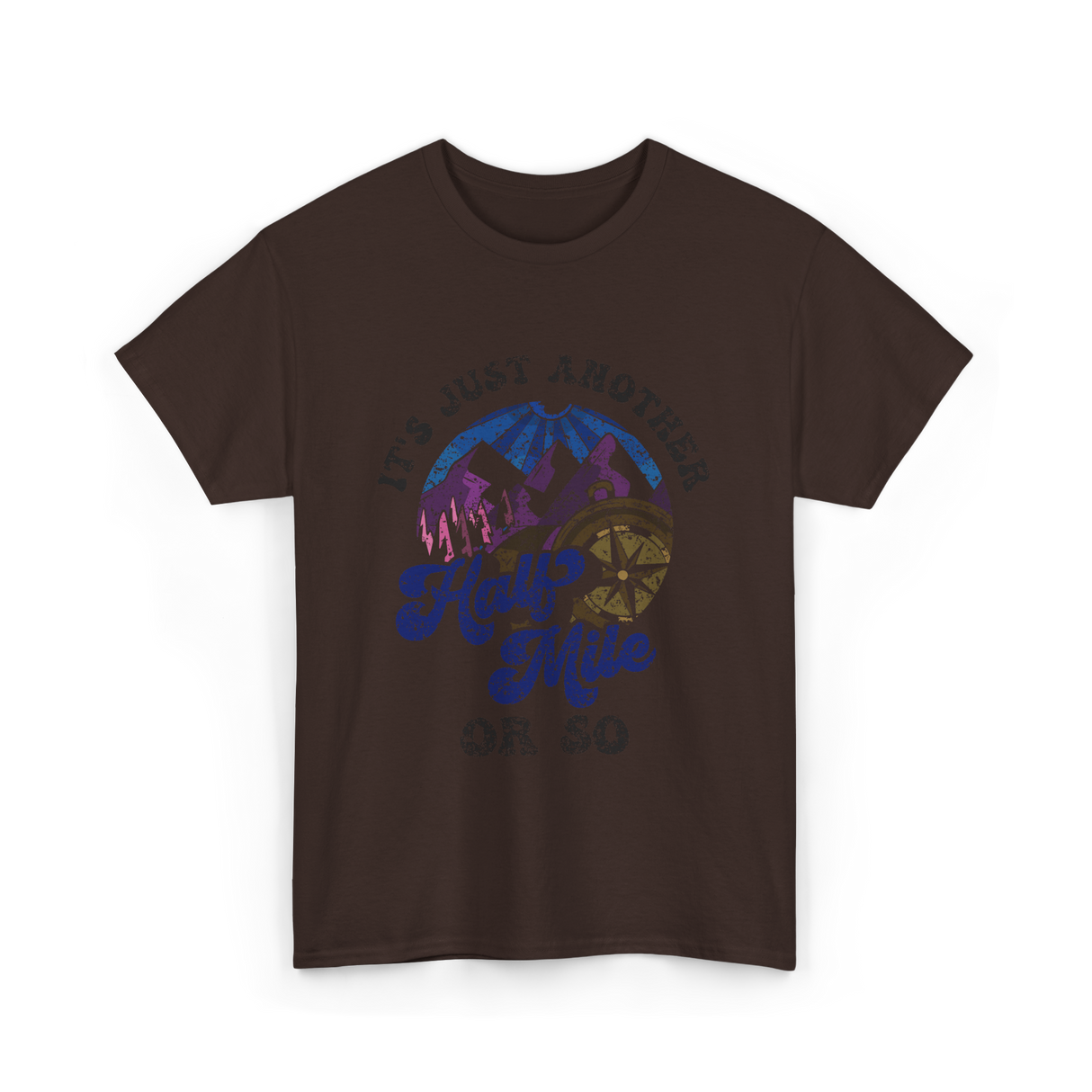 Half Mile Hiking T-Shirt - Dark Chocolate