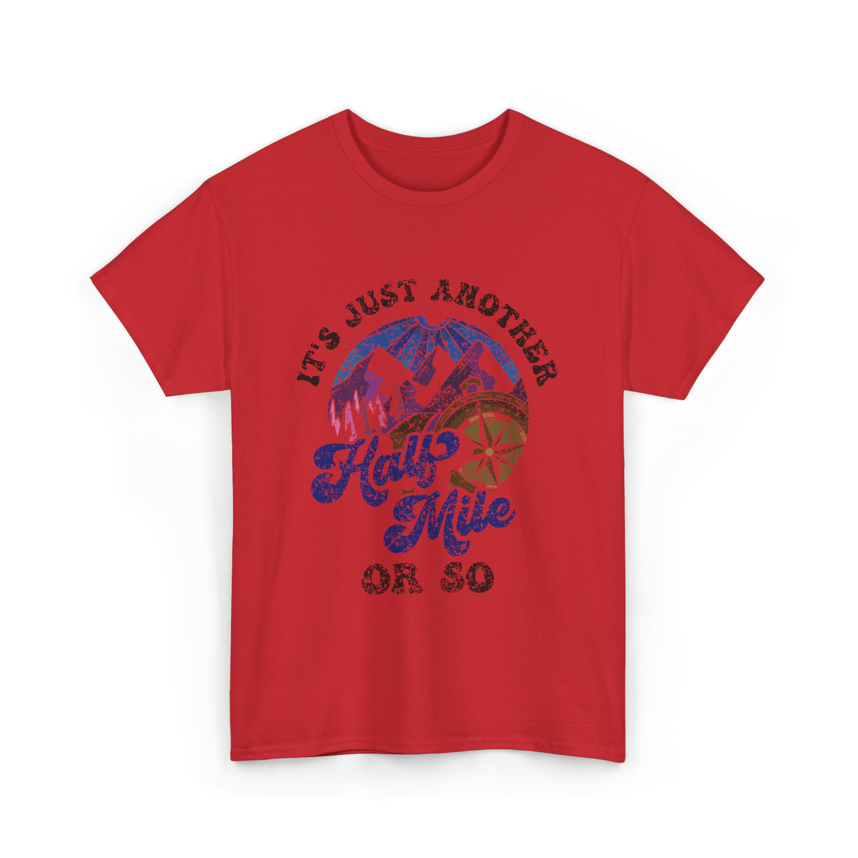 Half Mile Hiking T-Shirt - Red