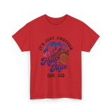 Half Mile Hiking T-Shirt - Red