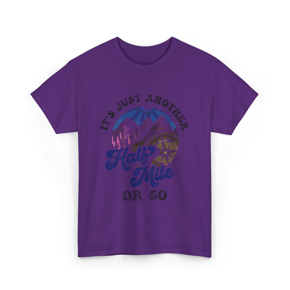 Half Mile Hiking T-Shirt - Purple