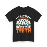 Halloween Brush Your Teeth T-Shirt - Black