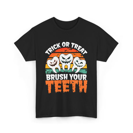 Halloween Brush Your Teeth T-Shirt - Black