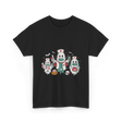 Halloween Nurse Ghost Nursing T-Shirt - Black