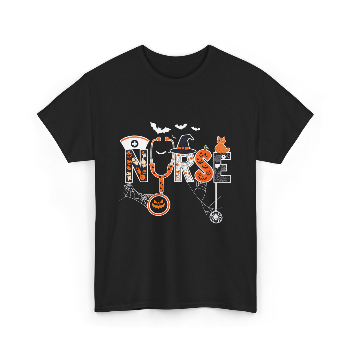 Halloween Nurse Nurse T-Shirt - Black