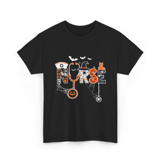 Halloween Nurse Nurse T-Shirt - Black