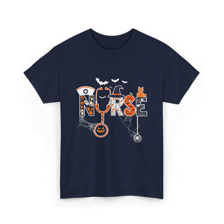 Halloween Nurse Nurse T-Shirt - Navy