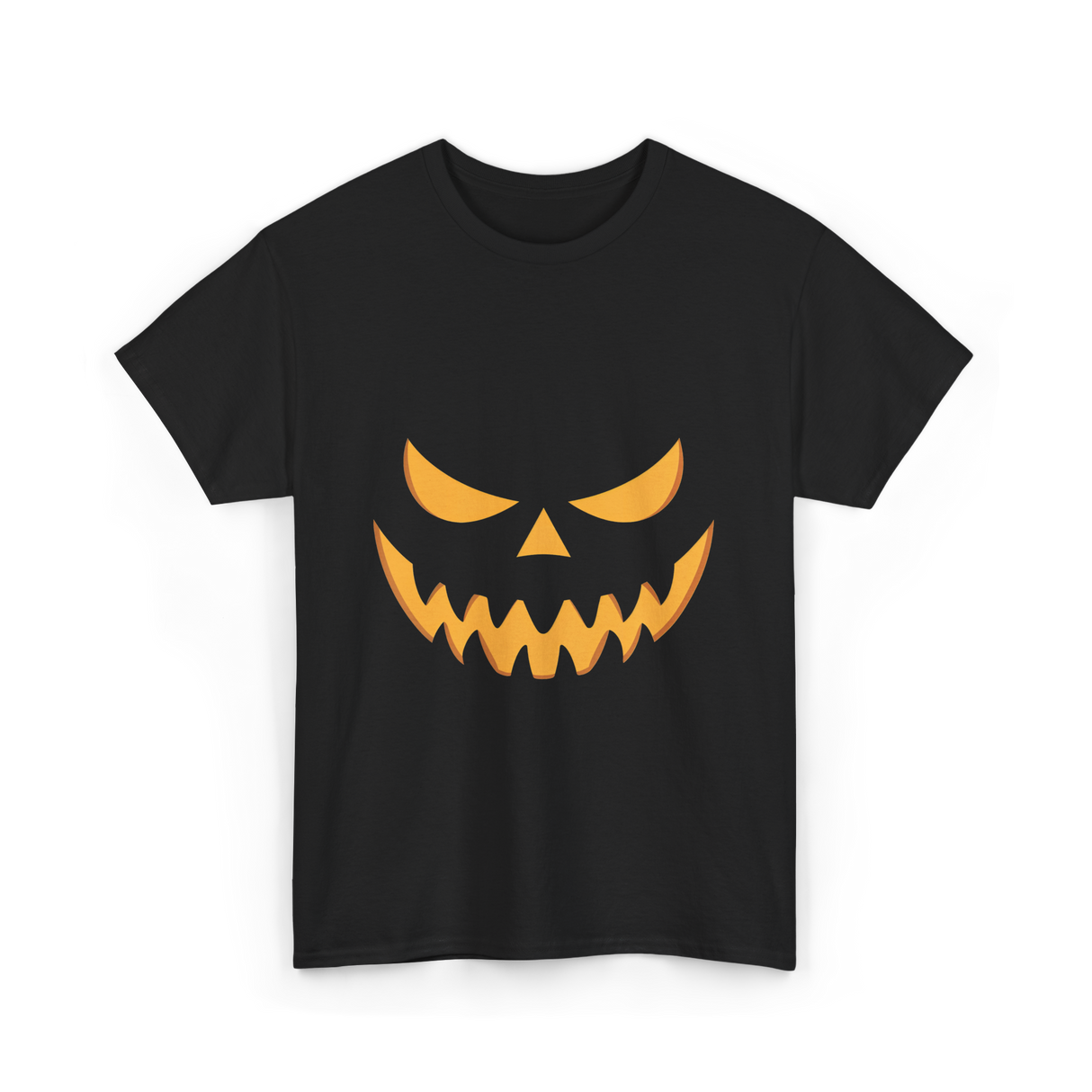 Halloween Pumpkin Face Costume T-Shirt - Black