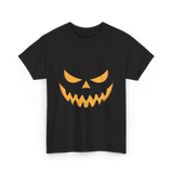 Halloween Pumpkin Face Costume T-Shirt - Black