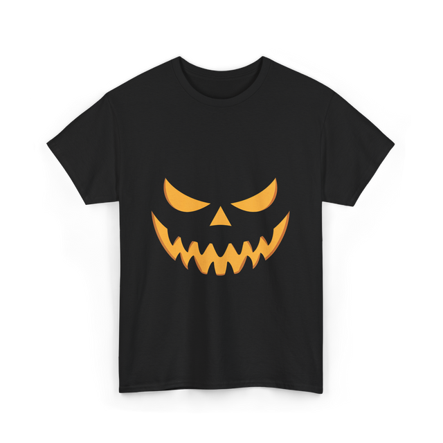 Halloween Pumpkin Face Costume T-Shirt - Black