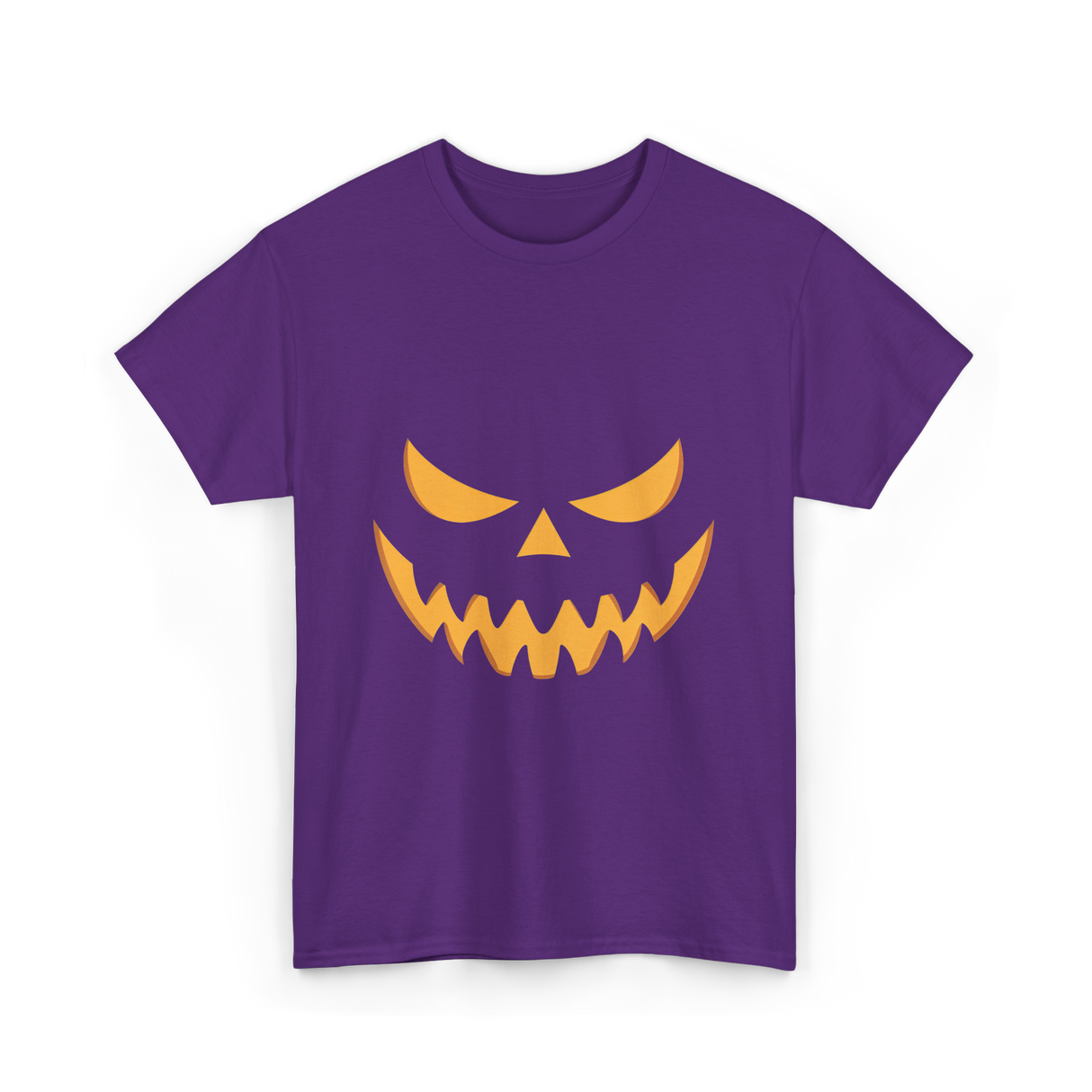 Halloween Pumpkin Face Costume T-Shirt - Purple