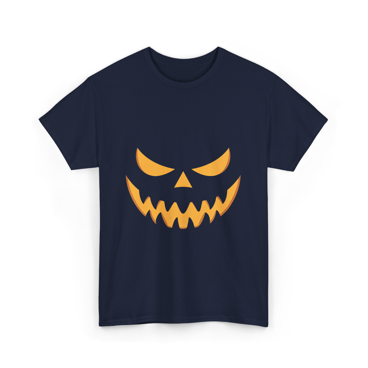 Halloween Pumpkin Face Costume T-Shirt - Navy