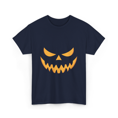 Halloween Pumpkin Face Costume T-Shirt - Navy