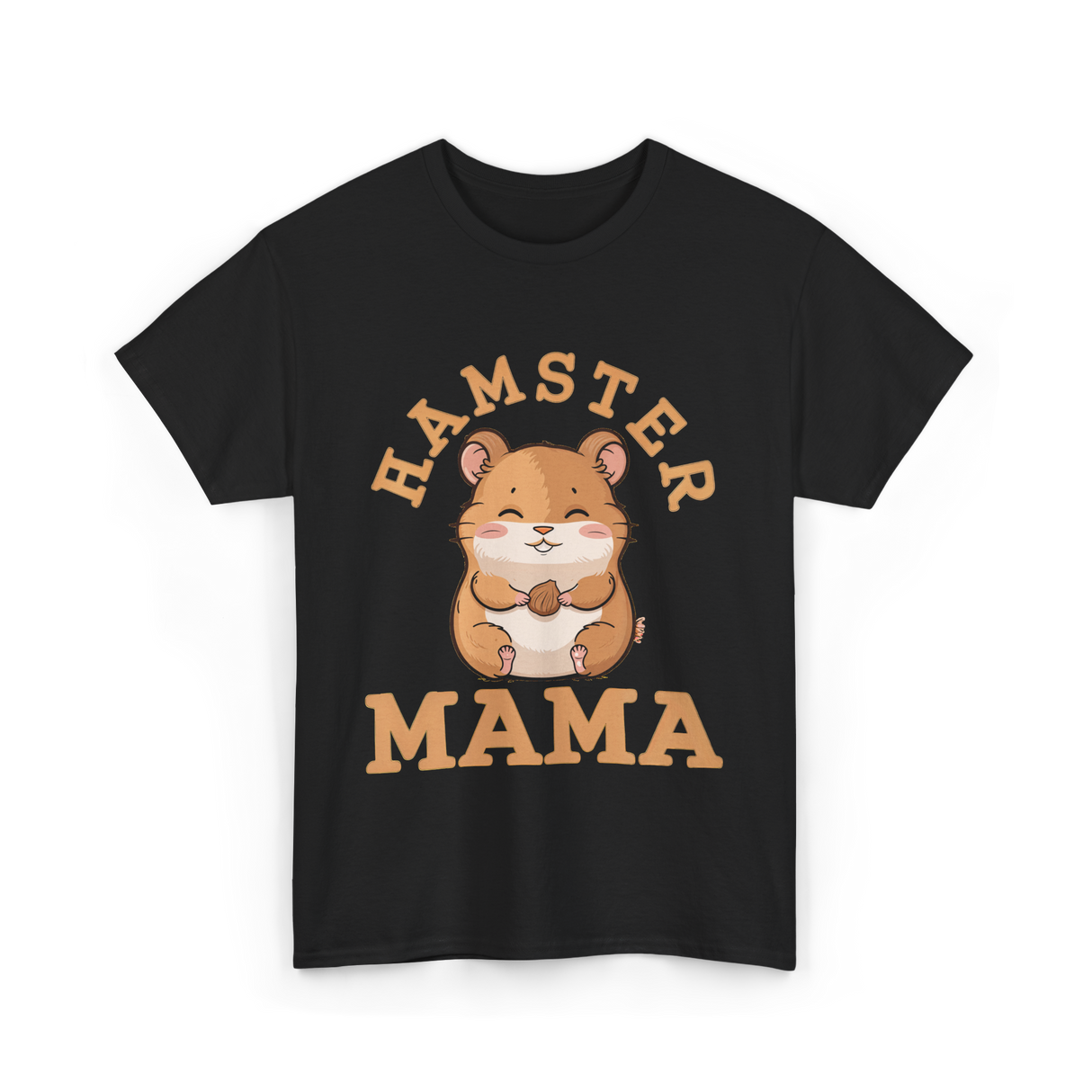 Hamster Mama Hamster Lover T-Shirt - Black