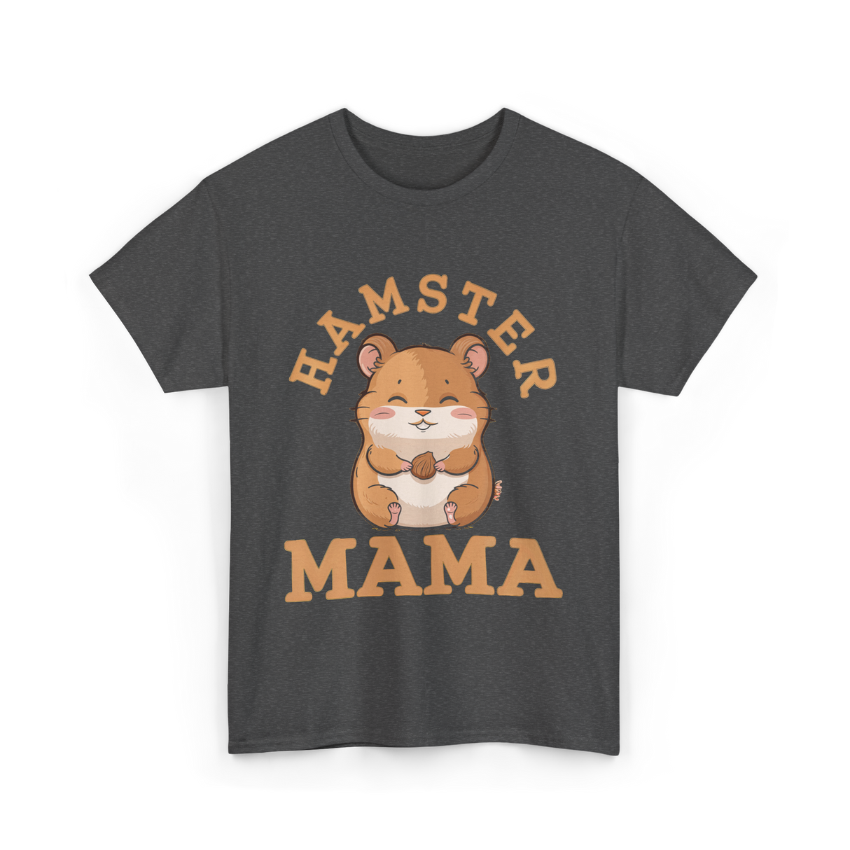 Hamster Mama Hamster Lover T-Shirt - Dark Heather