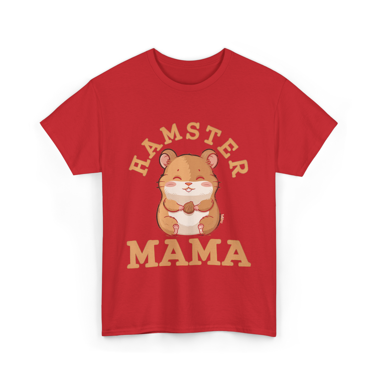 Hamster Mama Hamster Lover T-Shirt - Red