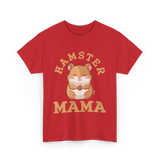 Hamster Mama Hamster Lover T-Shirt - Red