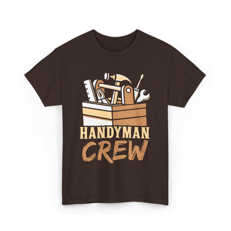 Handyman Crew Handyman Tools T-Shirt - Dark Chocolate