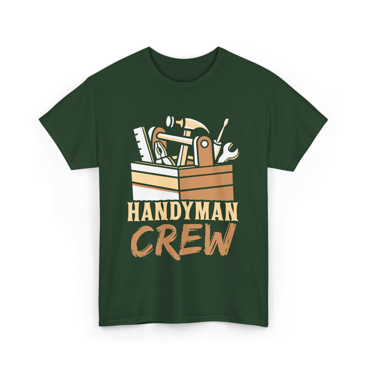 Handyman Crew Handyman Tools T-Shirt - Forest Green