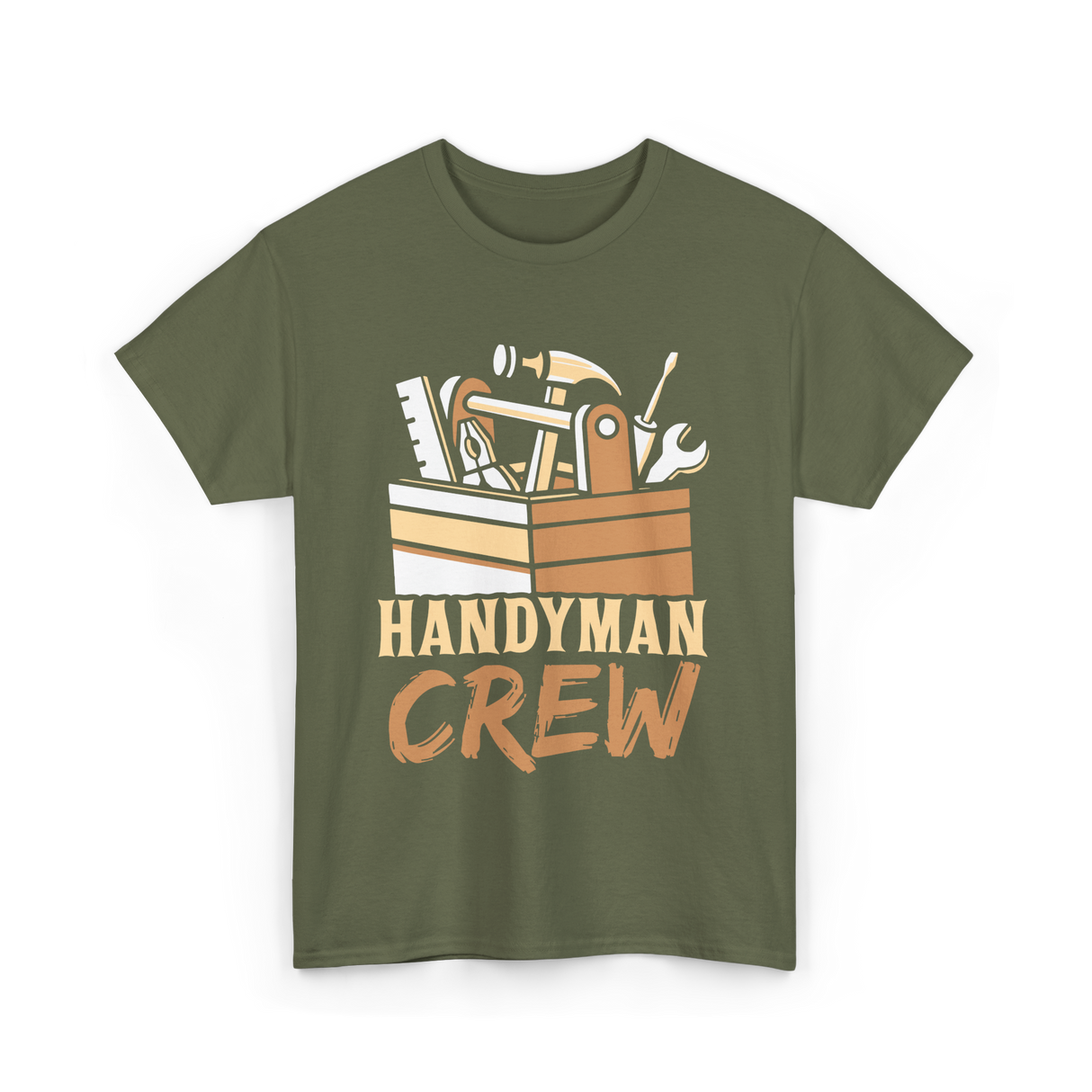 Handyman Crew Handyman Tools T-Shirt - Military Green