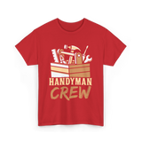 Handyman Crew Handyman Tools T-Shirt - Red