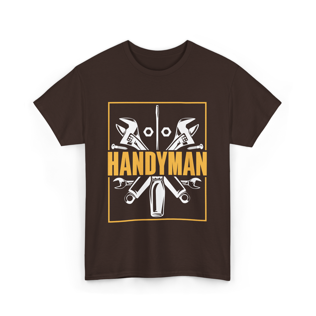 Handyman Handyman Tools Repair T-Shirt - Dark Chocolate