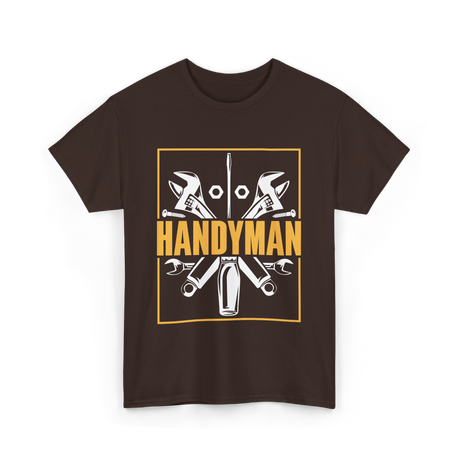 Handyman Handyman Tools Repair T-Shirt - Dark Chocolate