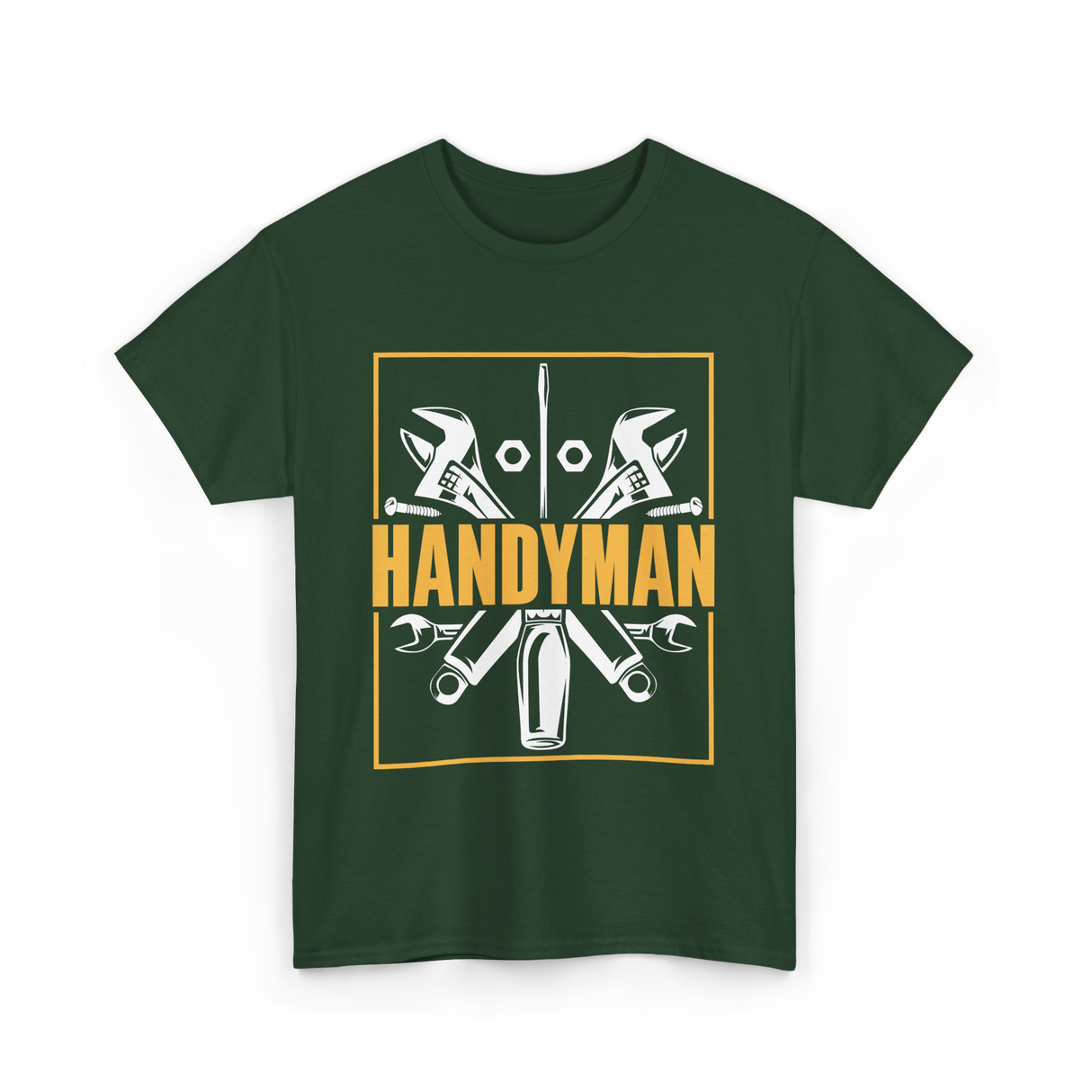 Handyman Handyman Tools Repair T-Shirt - Forest Green