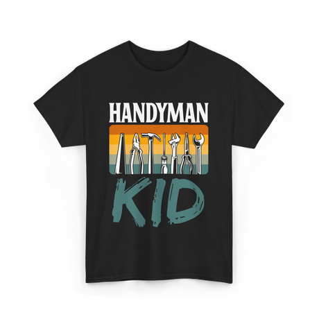 Handyman Kid Tools Tinkerer T-Shirt - Black