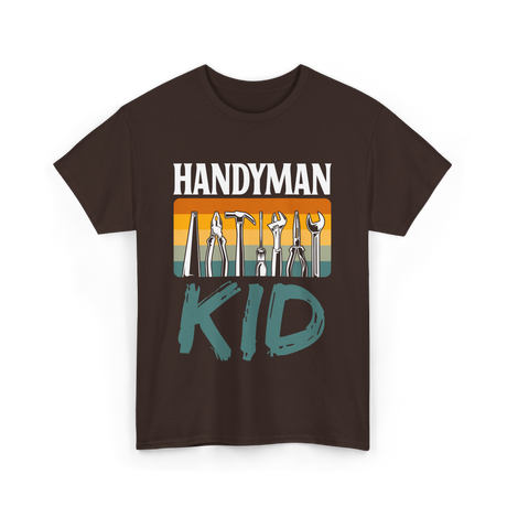 Handyman Kid Tools Tinkerer T-Shirt - Dark Chocolate