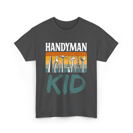 Handyman Kid Tools Tinkerer T-Shirt - Dark Heather