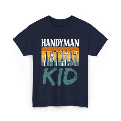 Handyman Kid Tools Tinkerer T-Shirt - Navy