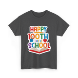 Happy 100th Day School Celebration T-Shirt - Dark Heather