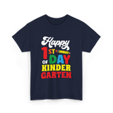 Happy 1st Day Kindergarten Kids T-Shirt - Navy