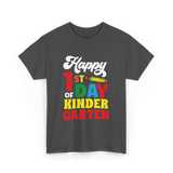 Happy 1st Day Kindergarten Kids T-Shirt - Dark Heather