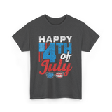 Happy 4th of July Independence T-Shirt - Dark Heather