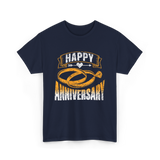 Happy Anniversary Anniversary Celebration T-Shirt - Navy