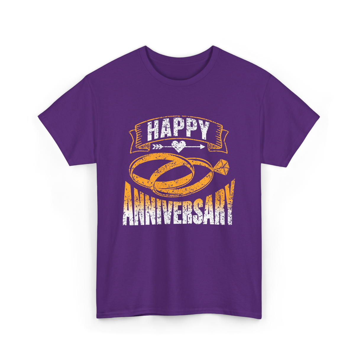 Happy Anniversary Anniversary Celebration T-Shirt - Purple