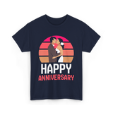 Happy Anniversary Anniversary Love T-Shirt - Navy