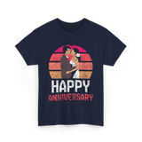 Happy Anniversary Marriage T-Shirt - Navy