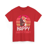 Happy Anniversary Marriage T-Shirt - Red