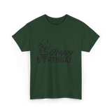 Happy Birthday Celebration Birthday T-Shirt - Forest Green