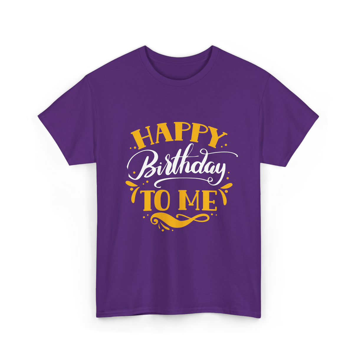 Happy Birthday To Me Birthday Celebration T-Shirt - Purple